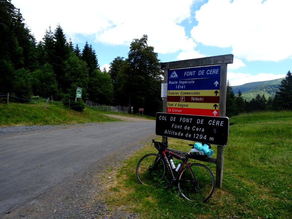 Col de Font de Cère, 1294 m, Cantal 