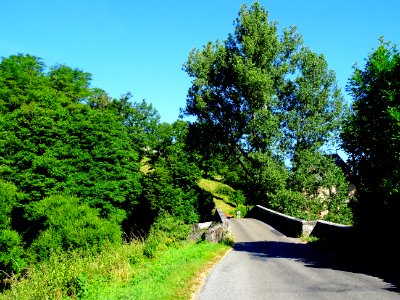 Pont sur la rivière La Cère, entre Madunac et le Bex, Ca… 