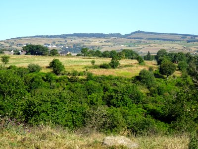 Vue vers le Nord du Cantal 