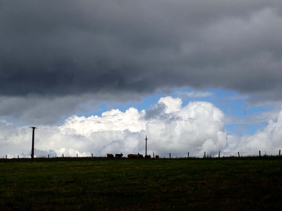 La pluie n'est pas loin et arrive bientôt ... 