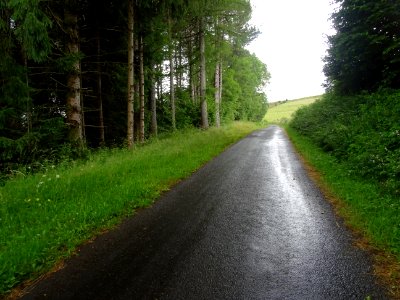 La petite D135 entre Fontanges et Chastrade, ca grimpe rud… 