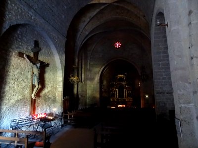Nef, chapelle Notre-Dame-de-Beauvoir, Moustiers-Sainte-Mar… 