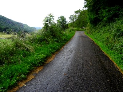 La petite D135 entre Fontanges et Chastrade, ca grimpe rud… 