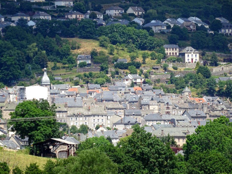 Toitures et façades de Murat, Cantal 