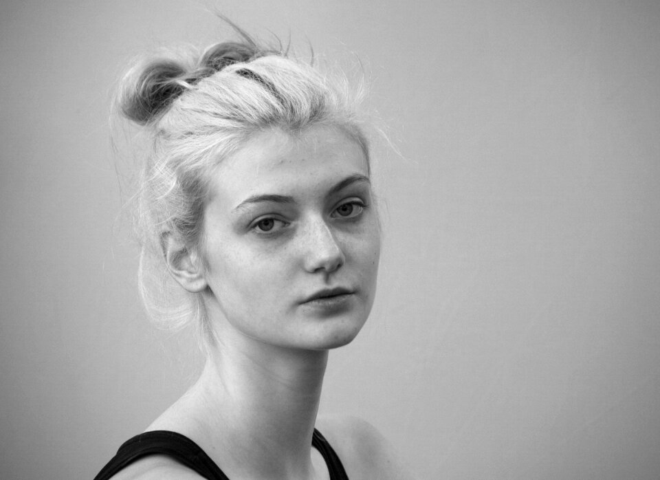 Model photography portrait