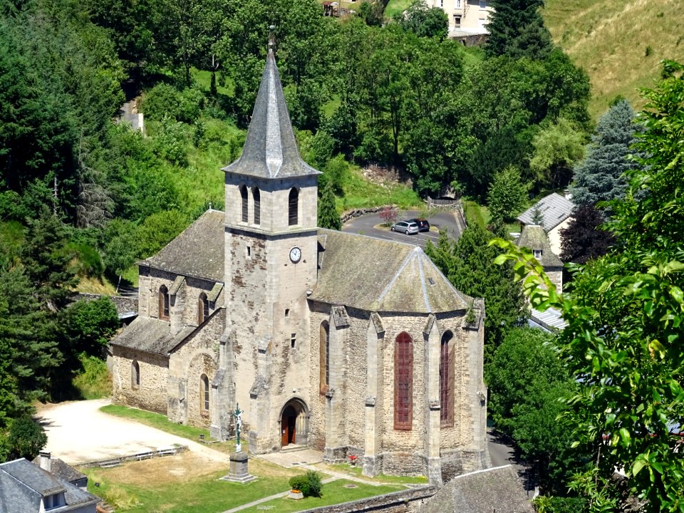 Eglise Saint-Martin - Saint-Blaise, Chaudes-Aigues, Cantal… 