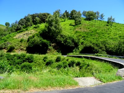 Sur la D13, après Saint-Martial, Cantal 
