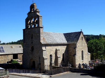 Eglise Saint-Hippolyte, Chauchailles, Lozère photo