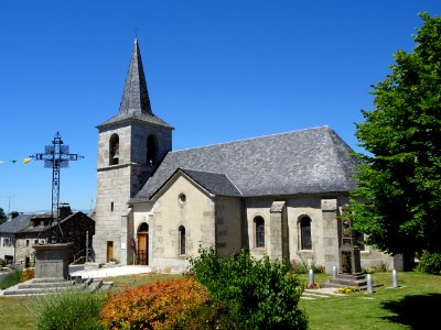 Eglise Saint-Martin, Fridefont, Cantal photo