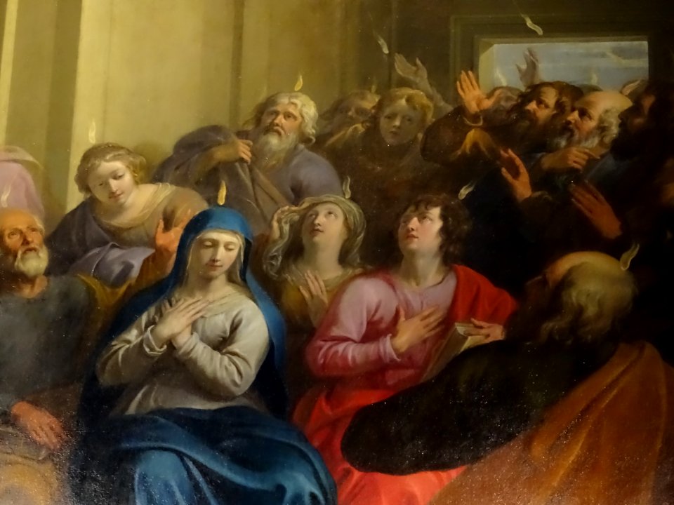 Peinture, cathédrale Saint- Pierre, Saint-Flour, Cantal 
