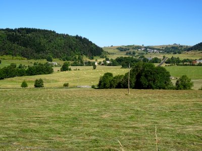 Avant d'arriver à Allanche, Cantal 