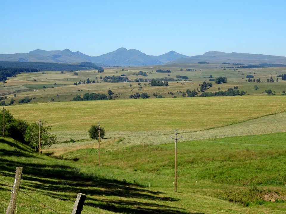 Le Puy Mary, depuis le hameau de Chavanon, Cantal 