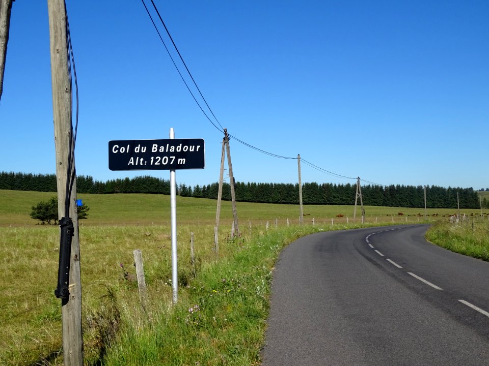 Col du Baladour, 1207 m, Cantal 