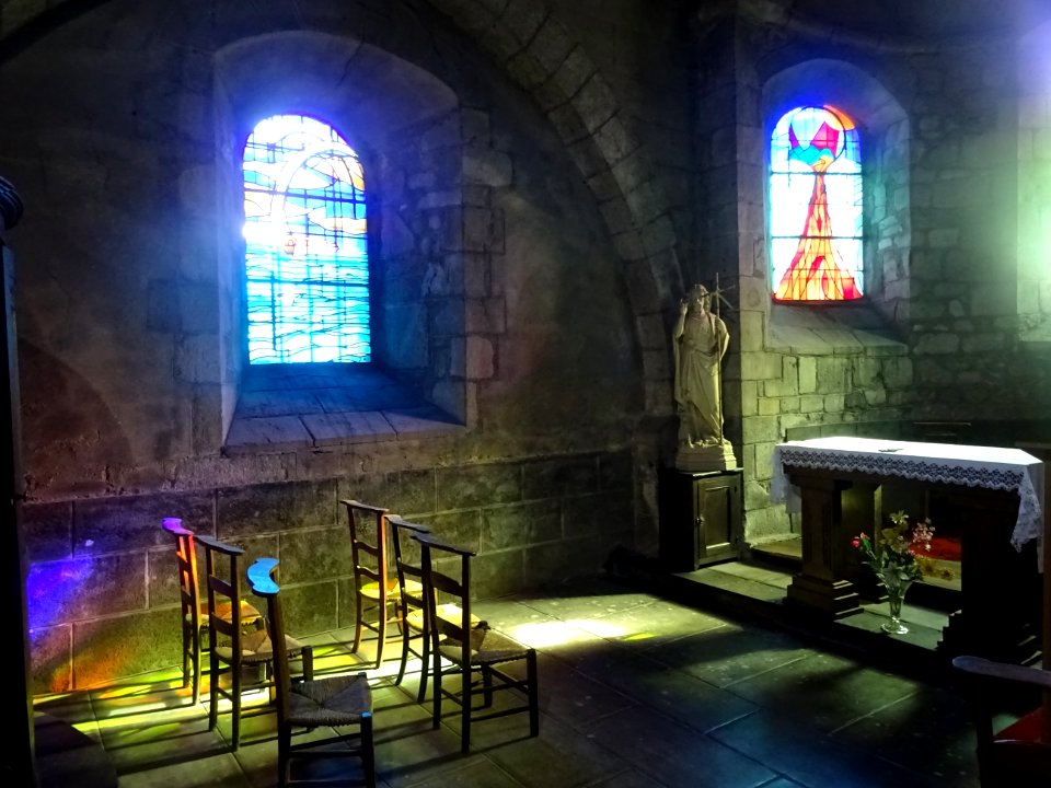 Intérieur de l'église St Germain, de Bort-les-Orgues, Corr… 