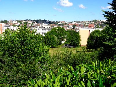 Vue sur Aurillac, Cantal 