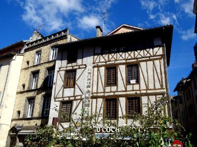 Maison à colombages, Aurillac, Cantal 