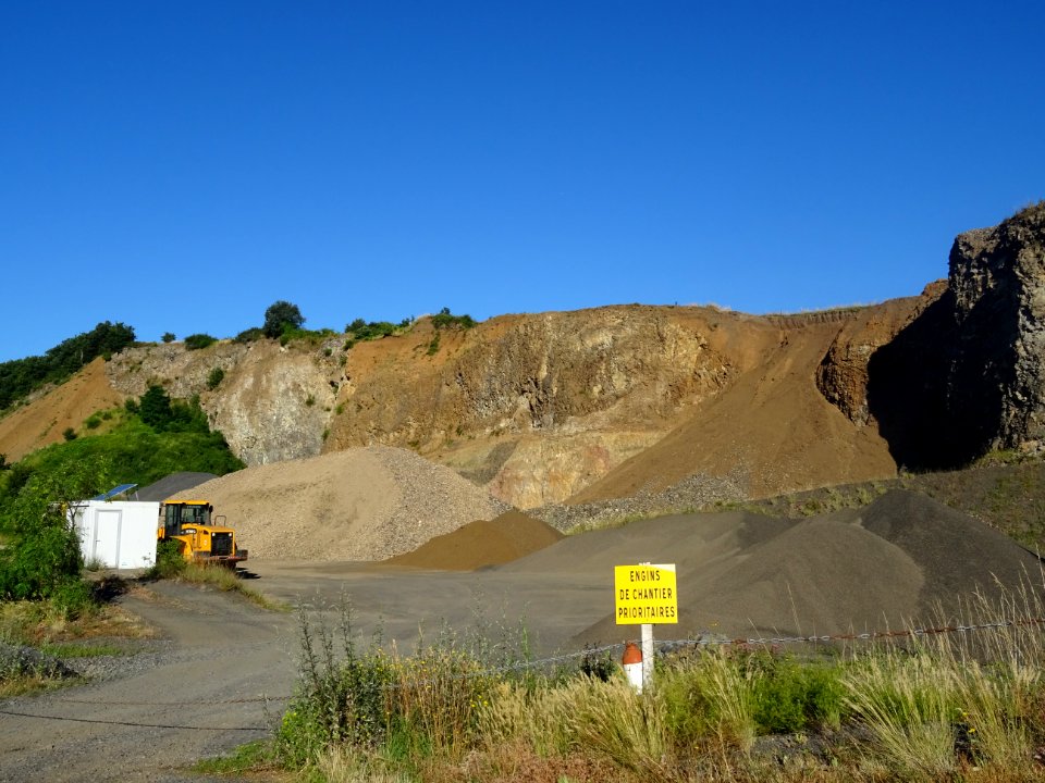 Carrière de Bussac, Cantal 