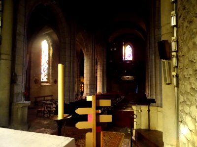 Intérieur de l'église St Germain, de Bort-les-Orgues, Corr… 