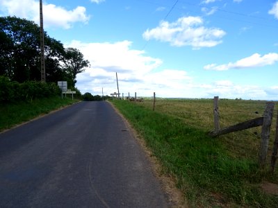 En quittant Freix-Anglards, Cantal 