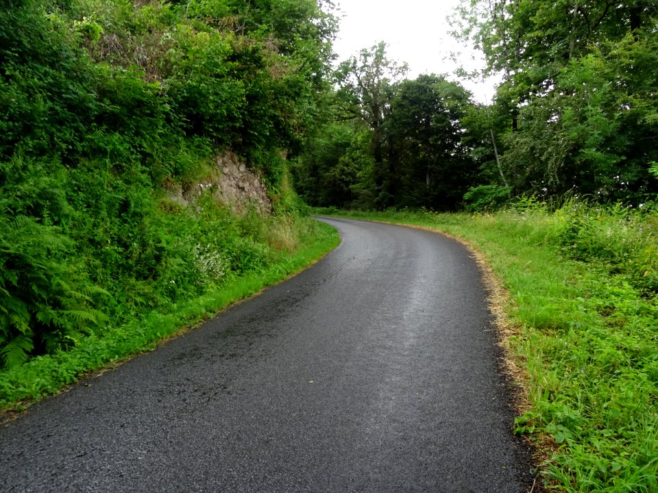 La petite D135 entre Fontanges et Chastrade, ca grimpe rud… 