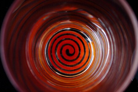 Orange circles hoops