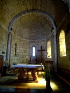 Nef, église romane Notre-Dame de Fournels, Fournels, Lozèr… photo