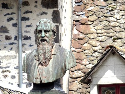 Buste en bronze de Jean Baptiste Antoine Champeil, Salers,… 