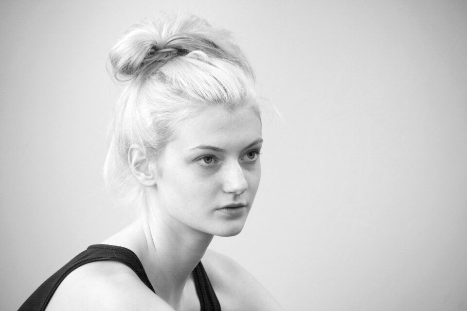 Model photography portrait