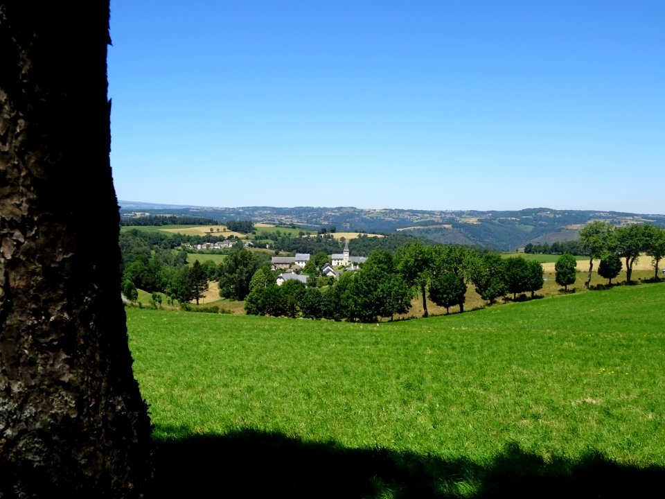 Vue vers Saint-Martial, Cantal 