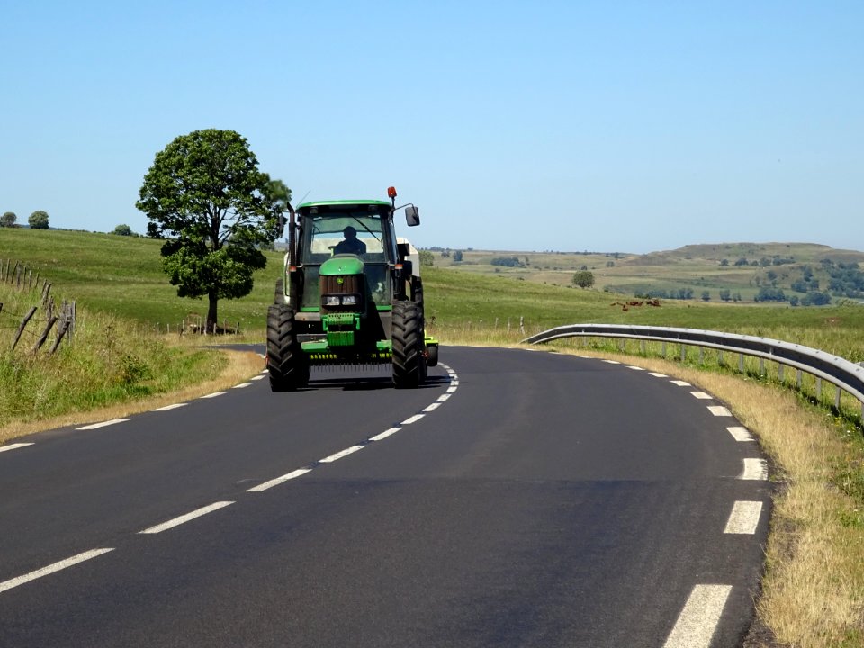Un tracteur 
