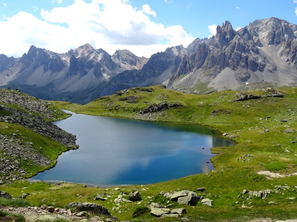 Le Lac Long vu depuis le haut 