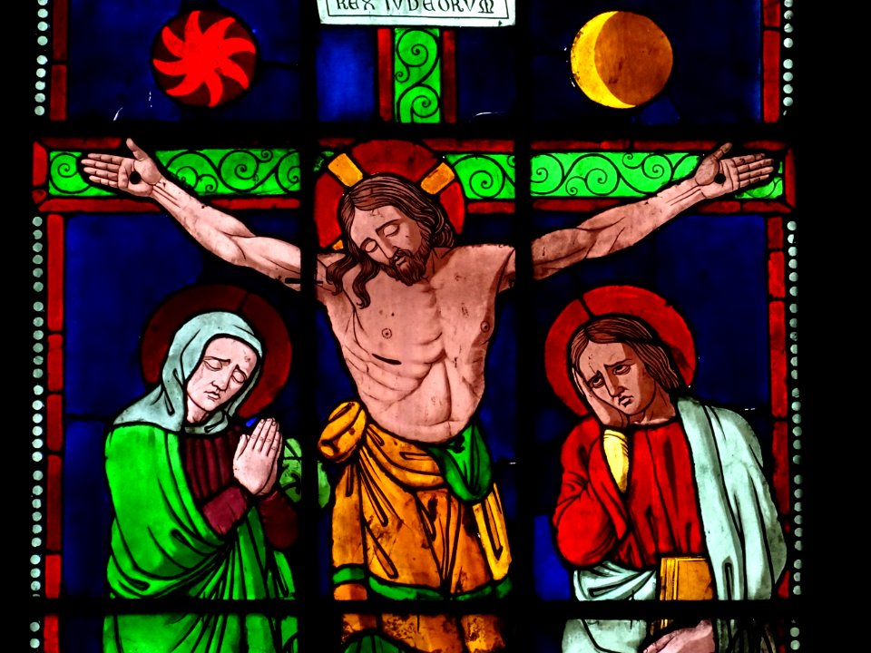 Vitrail, église Saint-Martin, Vertus, Marne 