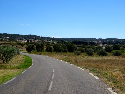 Sur la route D554 entre Varages et Tavernes, Var 