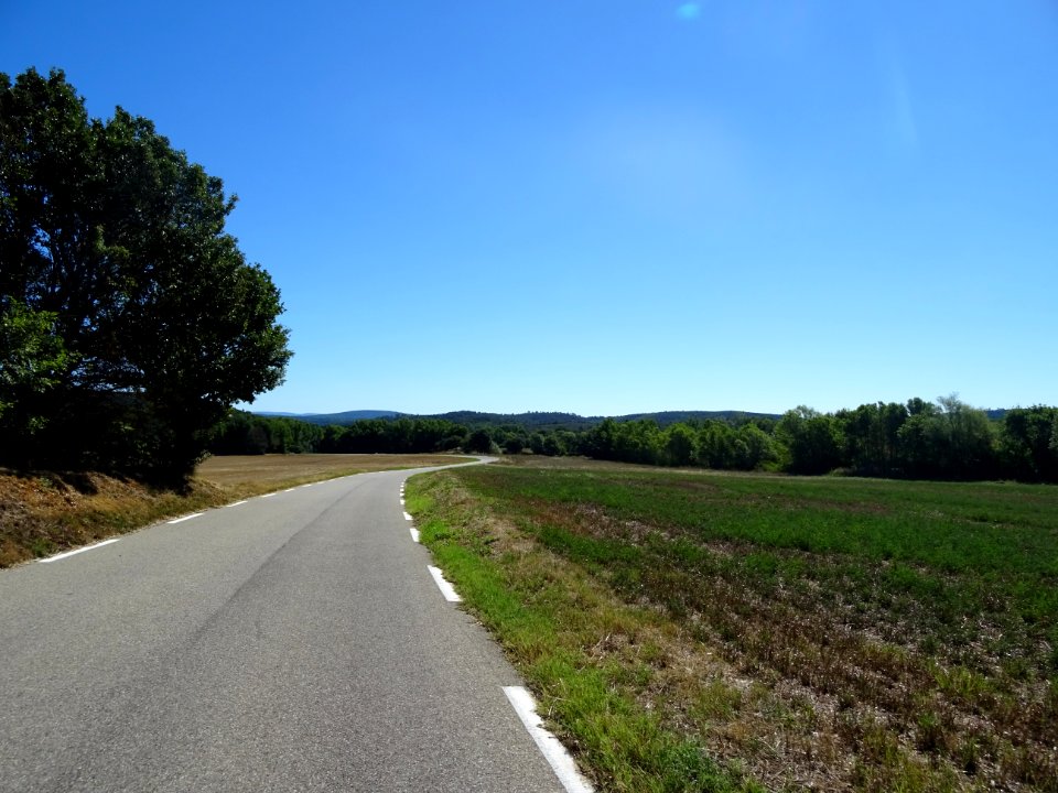 Sur la route D561, entre Saint-Martin-de-Pallières et Vara… 