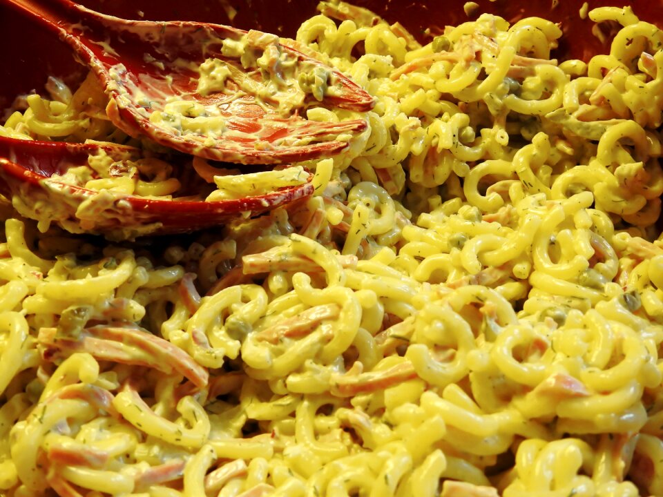 Noodles barbecue vegan