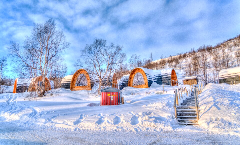 Mountains landscape snow