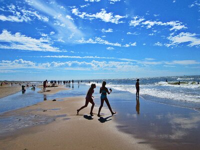 Dutch landscape sandy beach beach photo