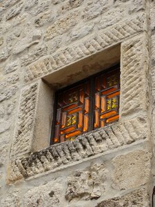 Colorful stone masonry photo