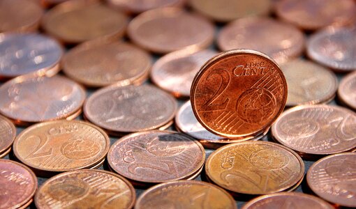 Means of payment copper euro