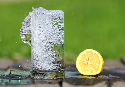 Drink lemon the thirst