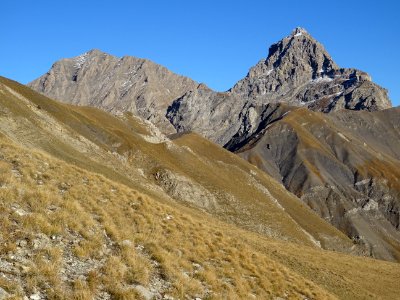 Depuis le Col des Olettes, le Pouzenc et la Montagnette 