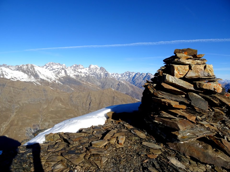 Cairn au sommet de la Cime de l'Etoile 
