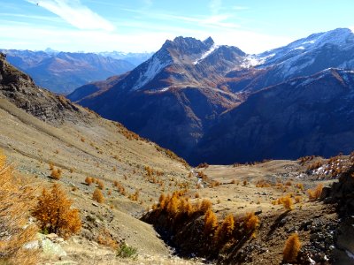 L' Aiguillas, depuis le milieu de la descente du Vallon d'… 