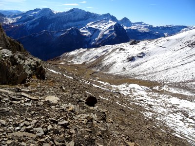 La descente dans le Vallon d'Odeyer ... peu ou pas de trac… 