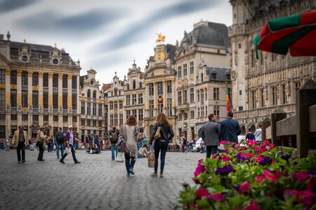 Historic town centre brussels center photo