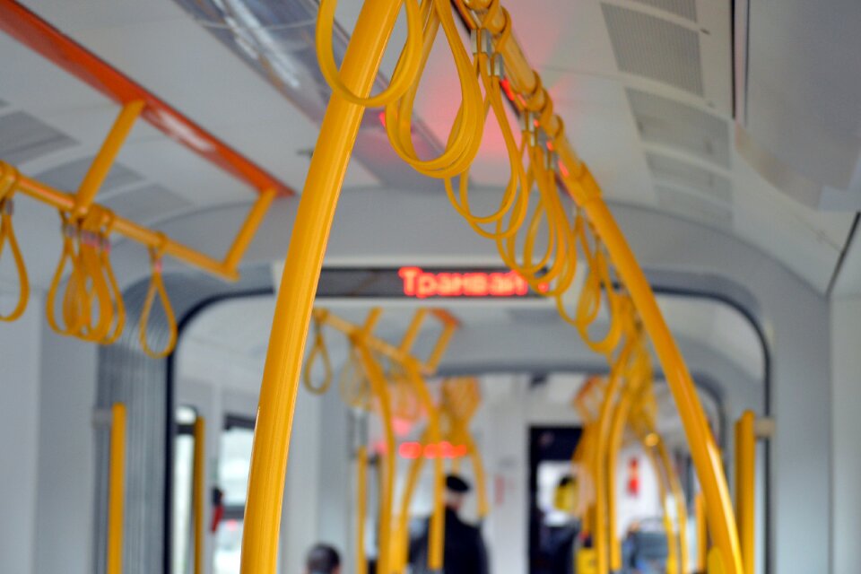 Trolleybus bus interior