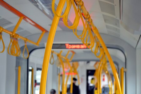 Trolleybus bus interior