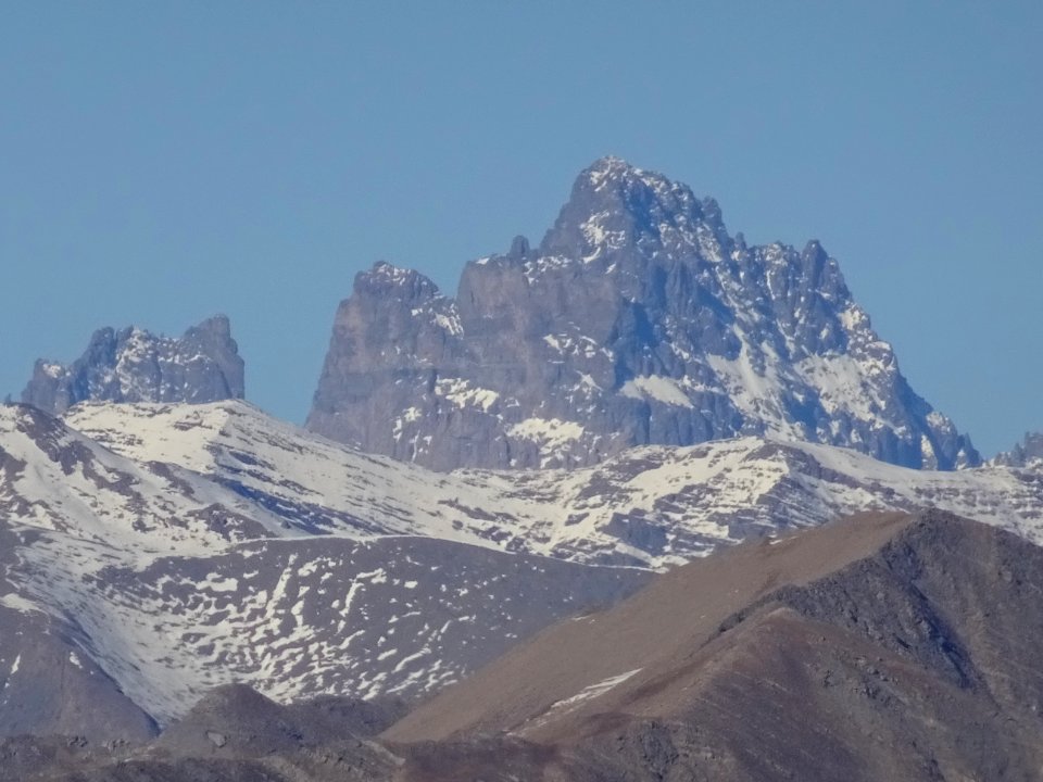 Depuis le Gros Ferrant, Le Pic sans Nom, pris au zoom 