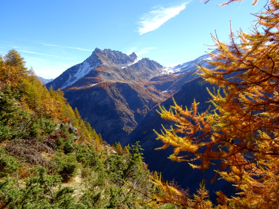 L' Aiguillas et le Col de Val Haute 