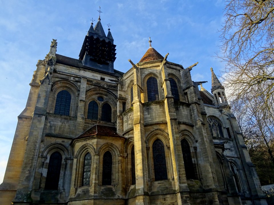 Façade du chevet, Eglise Notre-Dame, Taverny, Val-d'Oise 